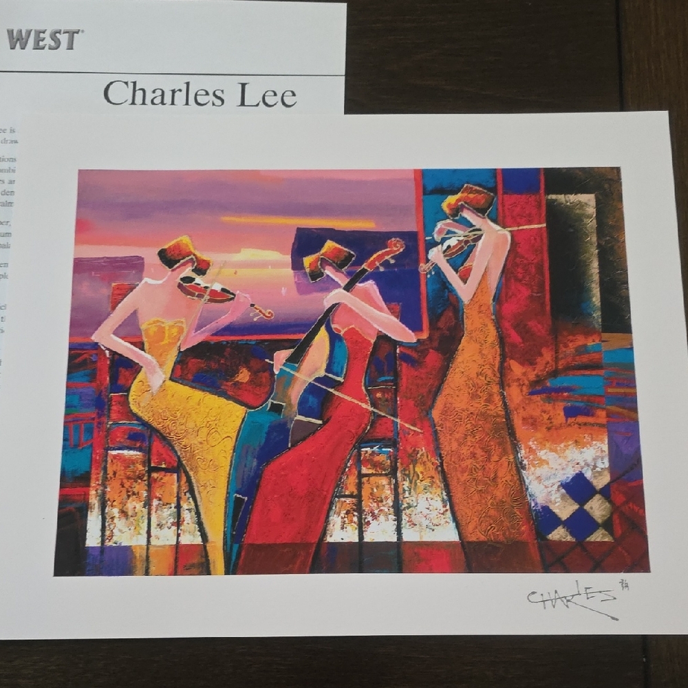 Charles Lee Seriolithograph W COA